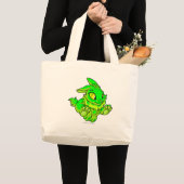 Cybunny Glühen Jumbo Stoffbeutel (Vorderseite (Produkt))