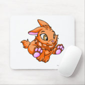 Cybunny Orange Mousepad (Mit Mouse)