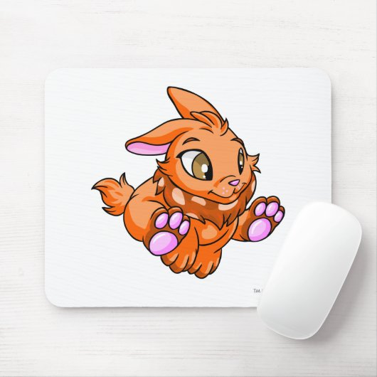Cybunny Orange Mousepad (Mit Mouse)