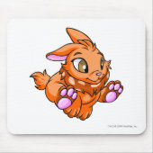 Cybunny Orange Mousepad (Vorne)