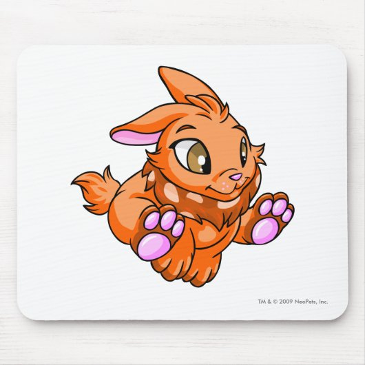 Cybunny Orange Mousepad (Vorne)