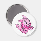 Cybunny Pink Magnet (Vorderseite/Rückseite)