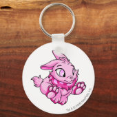Cybunny Pink Schlüsselanhänger (Vorderseite)