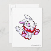 Cybunny Red Postkarte (Vorne/Hinten)