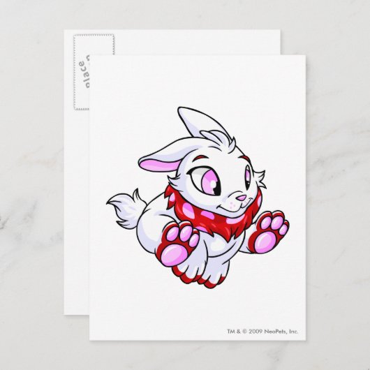 Cybunny Red Postkarte (Vorne/Hinten)
