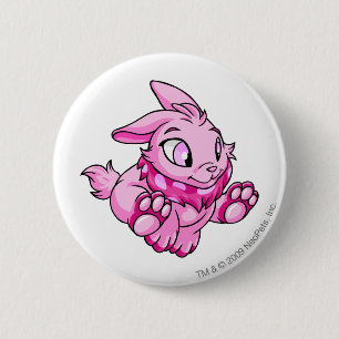 Cybunny Rosa Button