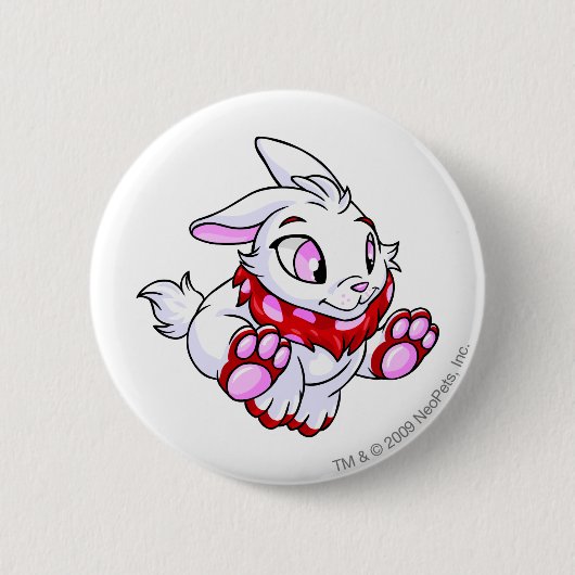 Cybunny Rot Button (Vorderseite)