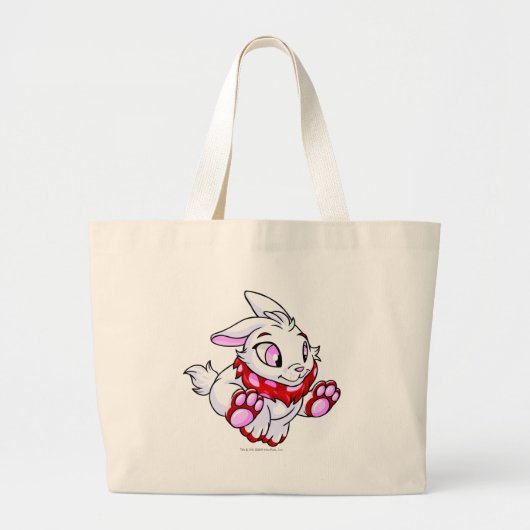Cybunny Rot Jumbo Stoffbeutel (Vorne)