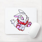 Cybunny Rot Mousepad (Mit Mouse)