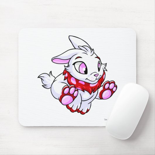 Cybunny Rot Mousepad (Mit Mouse)