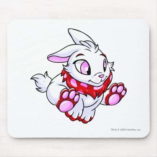 Cybunny Rot Mousepad (Vorne)