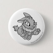 Cybunny Silber Button (Vorderseite)