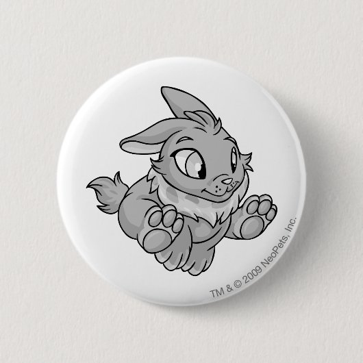 Cybunny Silber Button (Vorderseite)