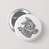 Cybunny Silber Button (Vorne & Hinten)