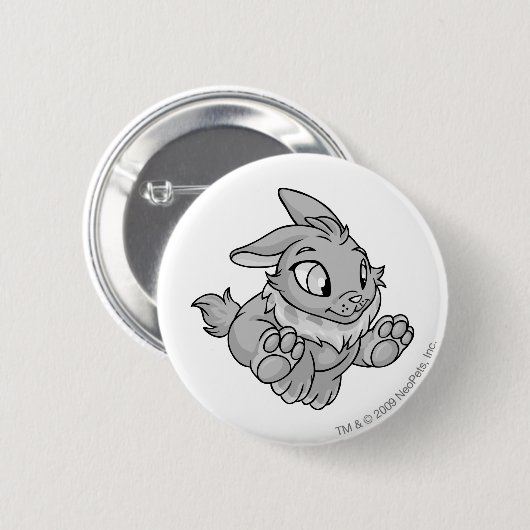 Cybunny Silber Button (Vorne & Hinten)