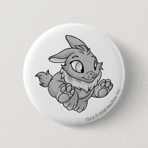 Cybunny Silber Button