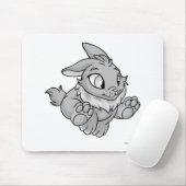 Cybunny Silber Mousepad (Mit Mouse)