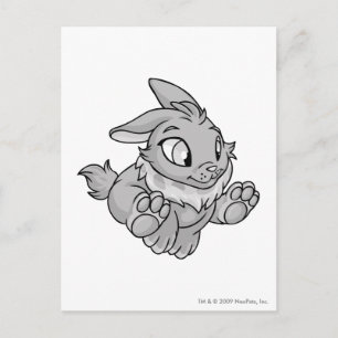 Cybunny Silber Postkarte