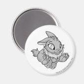 Cybunny Silver Magnet (Vorderseite/Rückseite)
