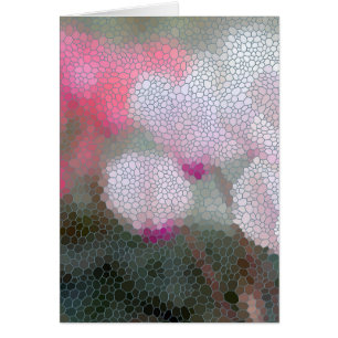 Cyclamen-Blumen-Mosaik