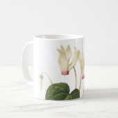 Cyclamen (Cyclamen sp.) von Redouté Kaffeetasse (Vorderseite Links)