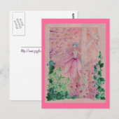 Cyclamen elve postkarte (Vorne/Hinten)