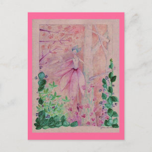 Cyclamen elve postkarte