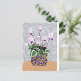 Cyclamen Postcard Postkarte