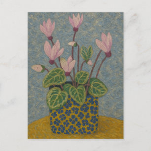 Cyclamen Postcard Postkarte