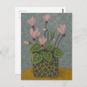 Cyclamen Postcard Postkarte (Vorne/Hinten)