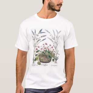Cyclamen und Lavendel: 1.Cyclamen Romanum; 2.Spica T-Shirt