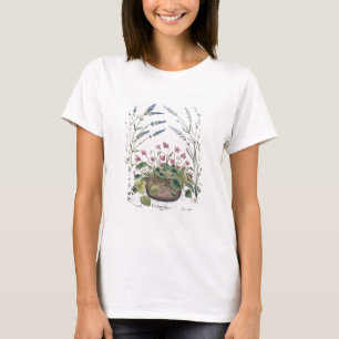 Cyclamen und Lavender: 1.Cyclamen Romanum; 2.Spica T-Shirt