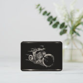 Cycle Business Card Visitenkarte (Stehend Vorderseite)