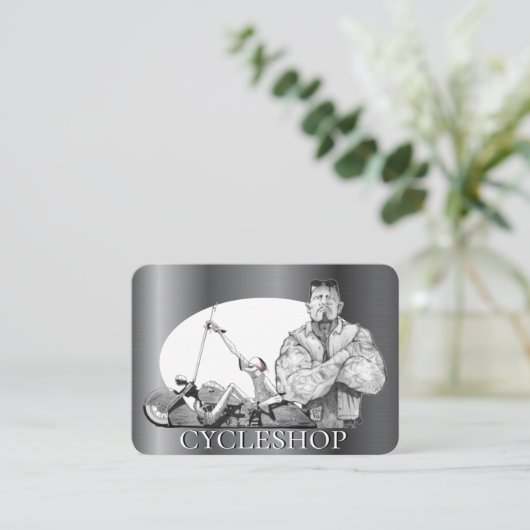 Cycle Card Visitenkarte (Stehend Vorderseite)