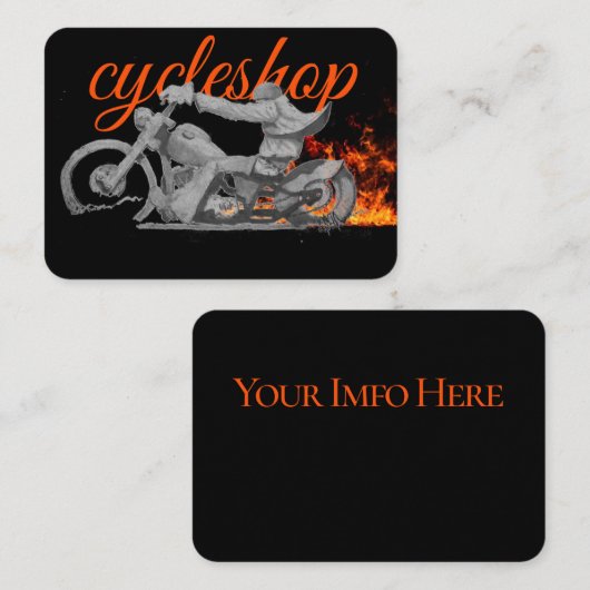 Cycle Card Visitenkarte (Vorne/Hinten)