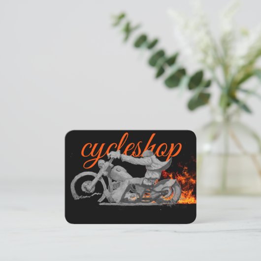 Cycle Card Visitenkarte (Stehend Vorderseite)