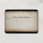 Cycle Card Visitenkarte (Rückseite)