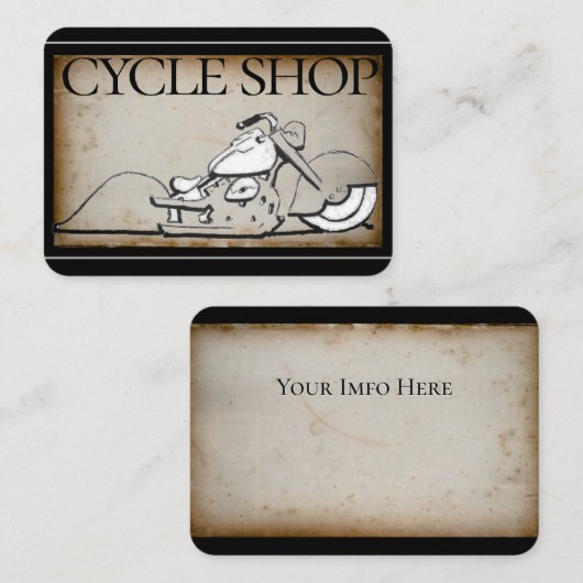 Cycle Card Visitenkarte (Vorne/Hinten)