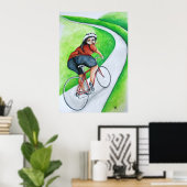 Cycle Girl - Kiss Goodbye Poster (Heimbüro)