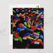 Cycle Race Crash Postcard von Lyn Hurring Postkarte (Vorne/Hinten)