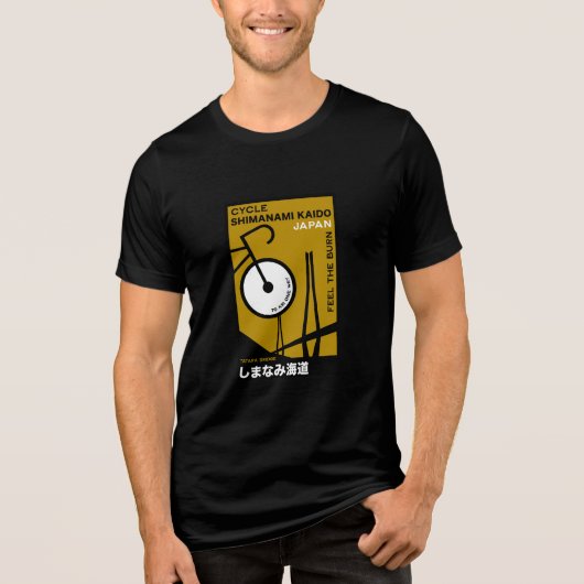 Cycle Shimanami Kaido Japan Tri-Blend Shirt (Vorderseite)