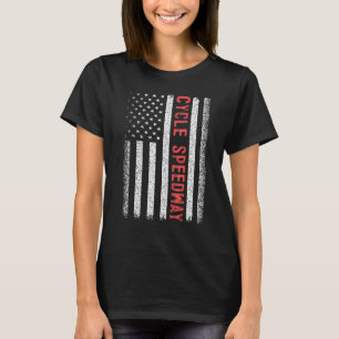 Cycle Speedway American Flag 4. Juli T-Shirt