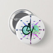 CycleNuts 2021Wo immer die Trails sind Button (Vorne & Hinten)