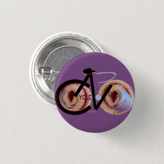 CycleNuts JellyRoll-Knopf Button (Vorne & Hinten)