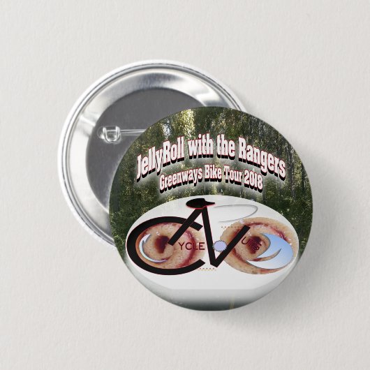 CycleNuts JellyRoll mit dem Knopf der Förster-2018 Button (Vorne & Hinten)