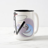 CycleNuts Logo-Schale Zweifarbige Tasse (VorderseiteRechts)