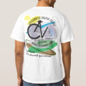 CycleNuts NEWS Destinationstouren T-Shirt (Rückseite)