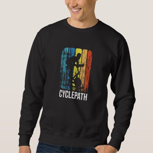Cyclepath Cycling and spin bike class woman Sweatshirt (Vorderseite)