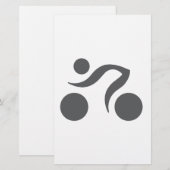Cycler Freak Briefpapier (Vorne/Hinten)