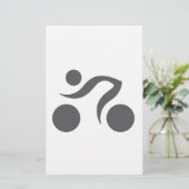 Cycler Freak Briefpapier (Stehend Vorderseite)